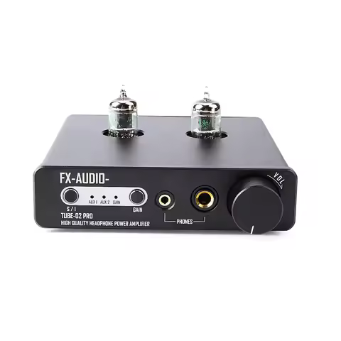 FX-AUDIO- TUBE-02 PRO Tube Amplifier Double JAN5725W High Performance Tube Class A Headphone Amplifi
