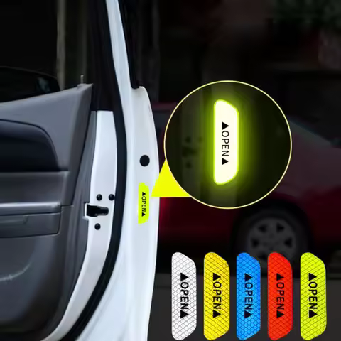 NEW Car Open Reflective Tape Warning Mark sticker for Porsche Cayenne 911 996 Panamera Macan