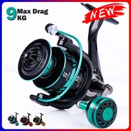 🔥Shipping from Malaysia🔥 Ready Stock New Spinning Fishing Reel 12+1BB 2000-7000 Reel Smooth Reel and Strong Metal Handle Max Drag 9kg 3 Colors Fishing Wheel.