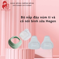 Hegen nipple cover and bottle connector set