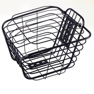 [kwbyle] Electric Bike Front Basket Reinforced Metal Cycle Basket Thickened Cycle Gear for Shopping,