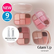 🇰🇷 [WAKEMAKE] (gift) Soft Sheer Multi Palette 9Colors 6.4g Eyeshadow & Blush Olive Young Korea