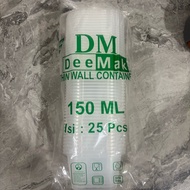 Thinwall Coininer Square DM 150ml SQ DM lunch box mini plastic box