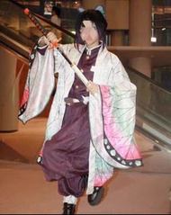 【現貨蝴蝶忍cos服】鬼滅之刃蝴蝶忍cos服全套