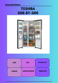 TOSHIBA SIDE-BY-SIDE GR-RS780WI-PMY(06)