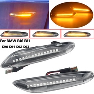 Sequential Flashing LED Turn Signal Side Marker Light Blinker For BMW X3 E83 X1 E84 X5 X53 E60 E61 E46 E81 E82 E90 E92 E