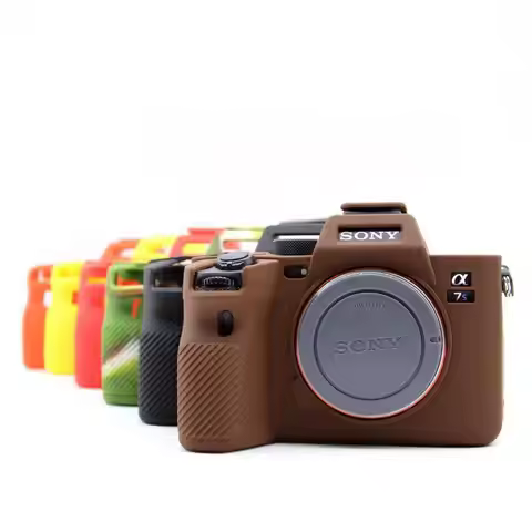 Silicone camera bag suitable for Sony A7S3 A7SM3 A7SIII protective case soft shell shockproof scratc