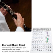 Clarinet Fingering Chart Poster Training Chart for Beginners Clarionet Chords Musical Instrument Acc