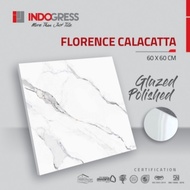 granit lantai 60x60 Florence calacatta indogress glossy/ granit murah