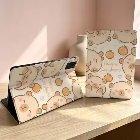 Cute Capybara Pattern For Lenovo Xiaoxin Lenovo Tab Pad Pro Plus K11 P12 M10 Legion Y900 Y700 Inch T