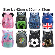 SMIGGLE School Bag Smiggle Backpack Beg Sekolah Beg Sandang Beg Cute Comel Size L 42cm x 30cm x 13cm PART 1