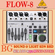 BEHRINGER FLOW 8/ FLOW-8 8-INPUT DIGITAL MIXER WITH BLUETOOTH READY STOCK [ SHIP OUT EVERYDAY ]