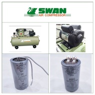 [ORIGINAL] Swan Air Compressor svp-202 Motor Condensor For Running Staring Capacitor spare parts