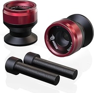 MZS Universal 8MM Swingarm Spools Sliders Stand CNC M8 Red Compatible with CBR 600 F2 F3 F4 F4i CBR6