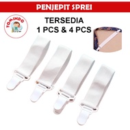 Penjepit Sprei Anti Geser Anti Lepas Jepitan Pengait Sprei Spray Karet Kasur Springbed Terbaru