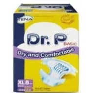 Dr.p Basic Diapers [ M10 | L8 | XL8 ] By Tena