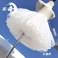 国货lolita暴力裙撑四层35cm无骨软纱蓬蓬裙日常cos裙撑软妹半身裙撑lolita violence skirt four layer 35cSanliou Sticker