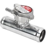 Aluminum In Line Radiator Hose Filler Neck Cap, 32mm 1-1/4in, 16PSI