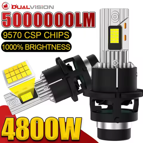 D2S D4S Led Car Headlights Bulb D2R D4R LED Car Light High power 4800W 1:1 Plug and Play 9570 CSP Ch