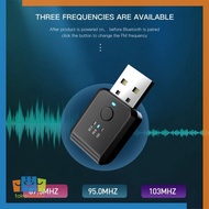 FM Car Audio Bluetooth Dongle Module Adapter USB Port FM01