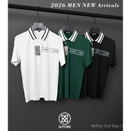 2026 New Style Golf Men's T-Shirt Ice Silk Sweat-Absorbent Outdoor Sports Quick-Drying Clothes T2604