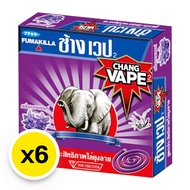 CHANG Weap Mosquito Repellent VAPE Coil Lavender x 6)