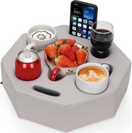 Couch Cup Holder PillowCouch Drink HolderOctagon Couch Caddy for Coffee CupPhoneRemoteCouch Cup Hold