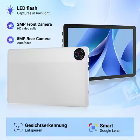 KB1004 10.1 Inch Android 15 Tablet PC Five‑Core A333 CPU 16GB RAM(3+13GB Expand) 32GB ROM 1280*800 I