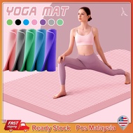 20MM 15MM NBR Yoga Mat EXTRA THICK Non-Slip Yoga Mat FREE STRAP PACKAGE Workout Mat GYM Fitness Exer