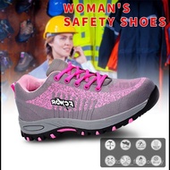 Steeltoe Safety Shoes Women Work Safety Boots Fashion Shoes with Steel Midsole K2QS