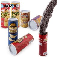 WAY2TOP Magic Potato Chips Cans Halloween Scary Fries Play Fun Toys April's Fool Day Snake Tricks