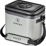 X XHCZY 38qt Hard Cooler Insulated Portable Waterproof Hard Shell Ice Chest Box for Camping, Beach P