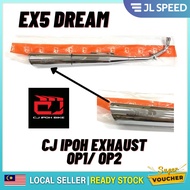 HONDA EX5 / EX5 DREAM CJ IPOH (OP1 / OP2) RACING EXHAUST PIPE EKZOS MUFFLER SET