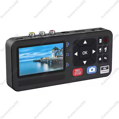 Mini Size Independent Endoscope Switchable Video Recorder S-Video RCA Camera Capture Case VHS Record