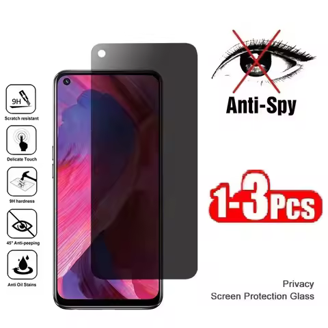 1-3Pcs Privacy Tempered Glass Screen Protector for Moto z4 force G Pure G8 Plus One Macro Zoom Visio
