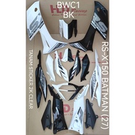 RSX 150 HLD COVERSET - BATMAN 27 ( BLACK WHITE 2 TONE )