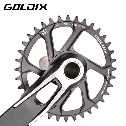 GOLDIX Ultralight Bicycle Chainring 0/3/6mm Offset Wide Narrow Teeth 30/32/34/36/38T 3Bolt for Sram 