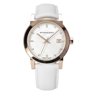 Burberry The City Leather Diamond Ladies Watch BU9130