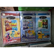 Korea Station Pokémon Hex Pikachu B Pencil Set 8pcs, 12pcs