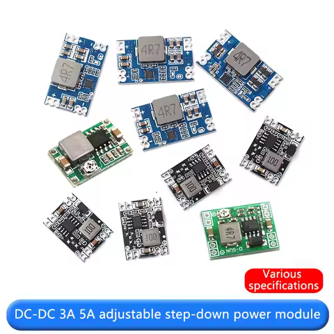 3A 5A DC-DC Buck Step-down Power Supply Module 3.3V 5v 9V 12V Fixed Output High-Current mini560 MP15