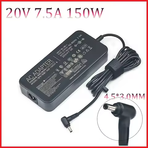 20V 7.5A 150W 4.5*3.0mm A18-150P1A ADP-150CHB AC Adapter Laptop Charger for Asus TUF GAMING X571L F5