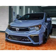 (FREE LED)  FREE GRIL ALOI bumper perodua bezza bumper GT perodua bodykit murah betong bodykit