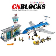 City Airport Passenger Terminal 60104( 694 pcs) Model Building Blocks Construct Kids Toys Gifts