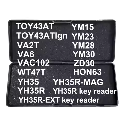 Lishi 2 in 1 TOY43AT VA6 VA2T VAC102 WT47T YH35R key reader YH35R-MAG YH35 HON63 YM15 YM23 YM28 YM30
