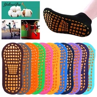 Adult Anti Skid Yoga Trampoline Playground Sports Breathable Cotton Floor Socks