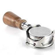 58mm Aibo E61 Hollow Bottomless Stainless Steel Coffee Machine Handle Solid Wood Handle Coffee Machi