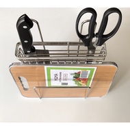 knife and chopping board holder stainless steel 304 kitchen accessories