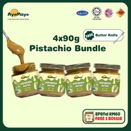 [HOT Bundle Pistachio] AyoMayo Pistachio Butter Sauce (Halal)(Real Pistachio Jam/ Pistachio Spread) 