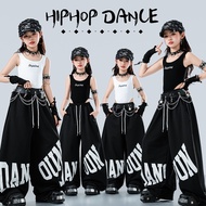 Dance Outfit Hip Hop Shirt Hiphop Costume Kids Crop Top Kids Girl Jazz Dance Costume Kids Catwalk Pe