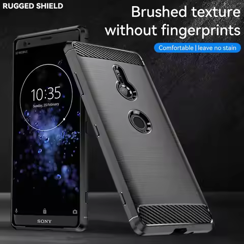 For Sony Xperia XZ3 H9436 H8416 Case Silicon Bumer Soft Silicone TPU Back Cover Phone Case For Sony 